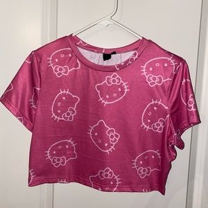 Shein hello kitty crop
